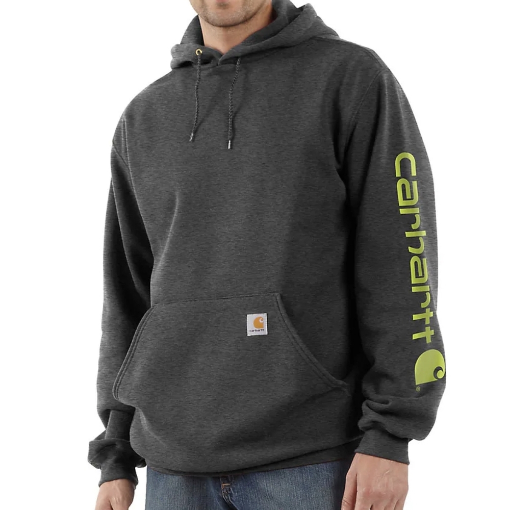 Carhartt Men's Gray Hoodie Sz.M